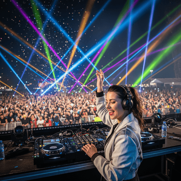 DJ na festiwalu